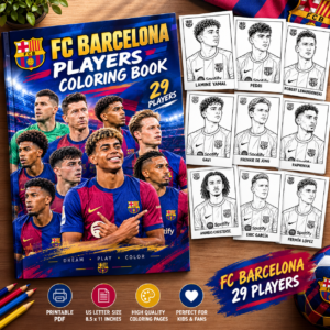 livre de coloriage des joueurs du barça (1)